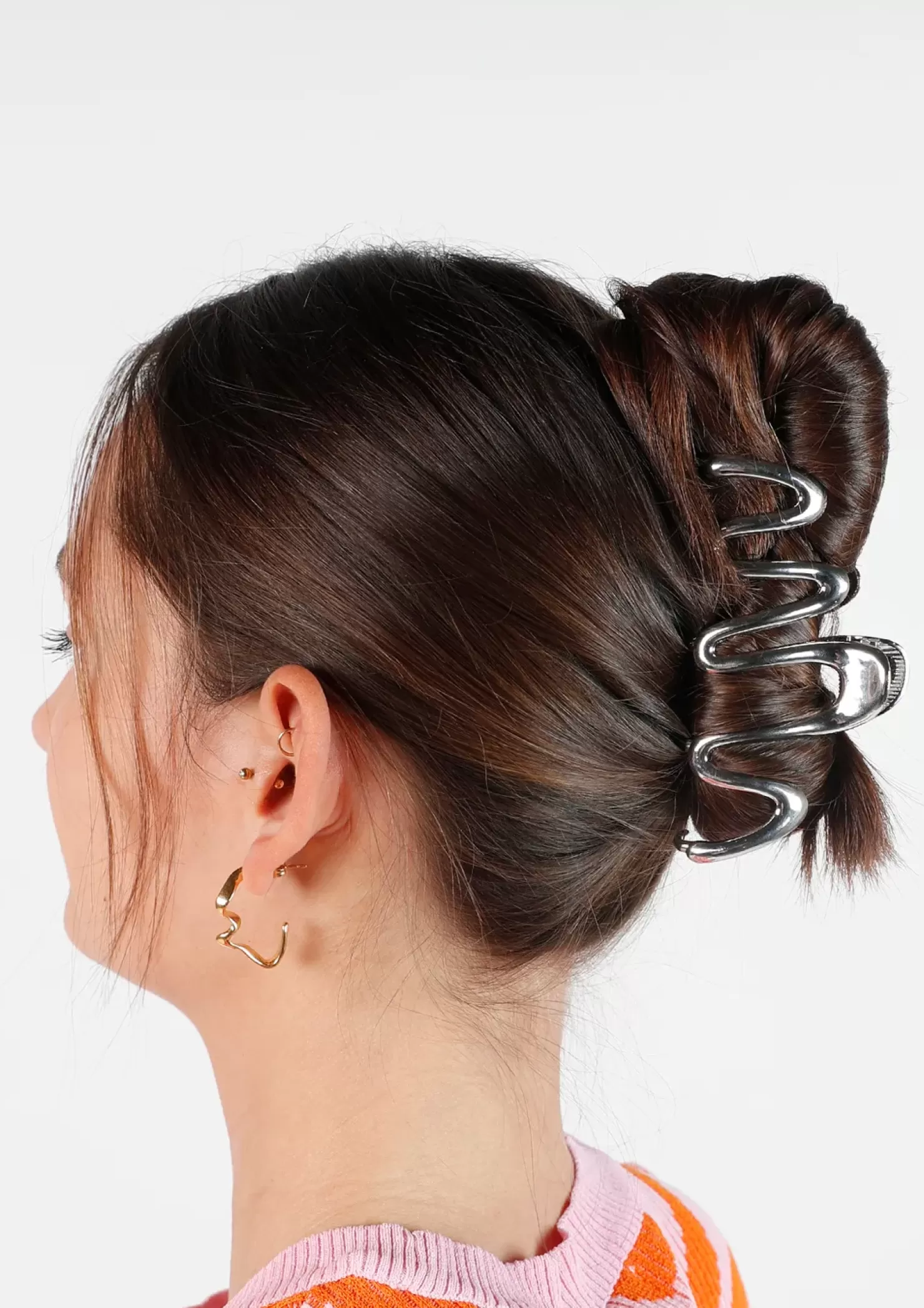 Fashion Hair Clip - Silver Women Hair Accessories